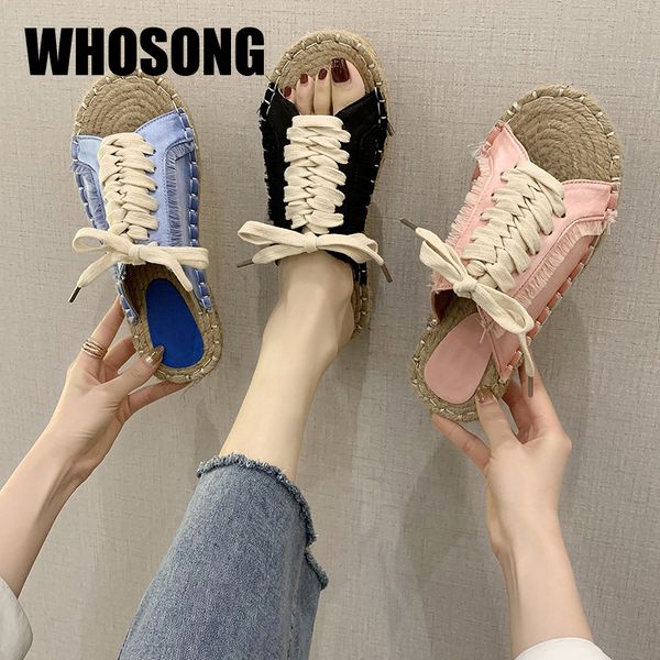 

summer women slippers girls canvas slides woman cross tied flats ladies outside flip flops shoes female black brand slides 2020