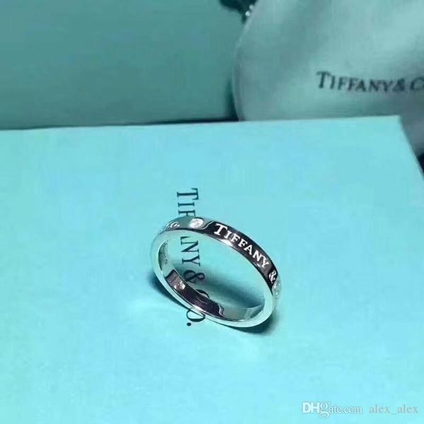 

new three diamond titanium steel luxurys designer jewelry women rings engagement wedding rings sets mens jewelry rings, Silver