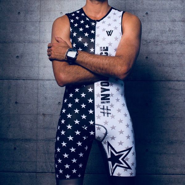 

jump suit speed men's cycling ropa ciclismo skinsuit ropa ciclismo uniforme bicicleta triathlon run speedsuit swimwea mtb jersey, Black;blue