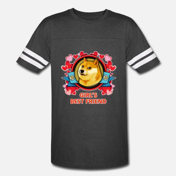 

doge girl s friend t shirt men designing short sleeve s-3xl solid color famous humor summer style cool shirt