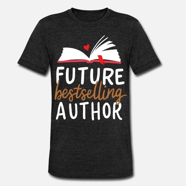 

author book writing t shirt men design short sleeve s-xxxl male cute funny casual spring autumn family shirt