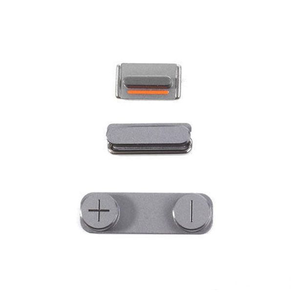 

power button+volume button+mute button for iphone 5 5s 5c side button set dhl