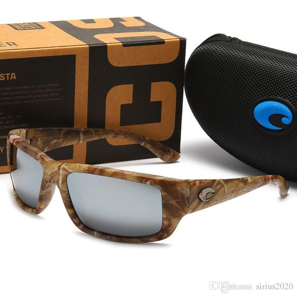 

polarized lens costa sunglasses mens 580p fishing glasses cycling sports sunglasses tr90 frame women luxury designer sunglasses box&case -s, White;black