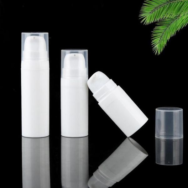 NEUE 5 ml 10 ml weiße Airless-Lotion-Pumpflasche, Mini-Proben- und Testflasche, Airless-Behälter, Kosmetikverpackung