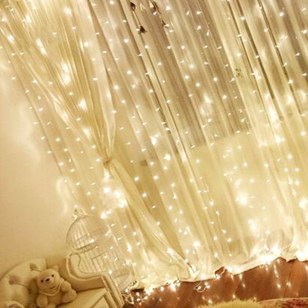 

3x1/3x3/4x0.6m led icicle string lights christmas fairy solar lights garland outdoor home holiday decoration led light string