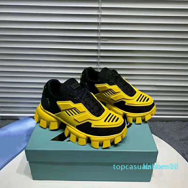 

2020 new fashion designer shoes cloudbust thunder low outdoor mesh men women black sole shoes yellow casual shoes size 35-46 al01 t16