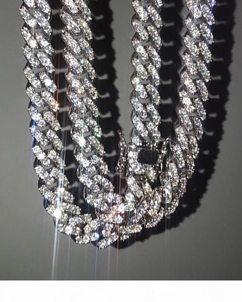 

14mm 9" 10" silver gold 2 colors 5a cubic zirconia cz iced out bling cuban chain hip hop bling leg chain cuban anklet, Red;blue