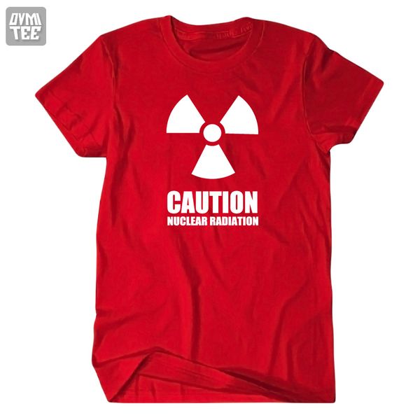 

nuclear radiation men short sleeve t shirt anti-nuclear march clothes joggers suit jersey 2020 new 100% cotton