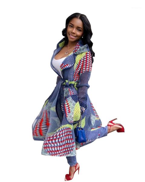 

casual turn down collar patchwork dress womens bandage coat dress womens designer camouflage dress spring and autumn, Black;gray