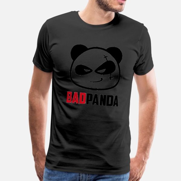 

bad pandas t shirt men customize 100% cotton round neck basic solid sunlight casual summer style original shirt