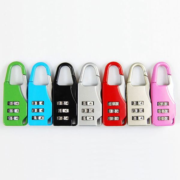 

mini padlock travel suitcase luggage security password lock 3 digit