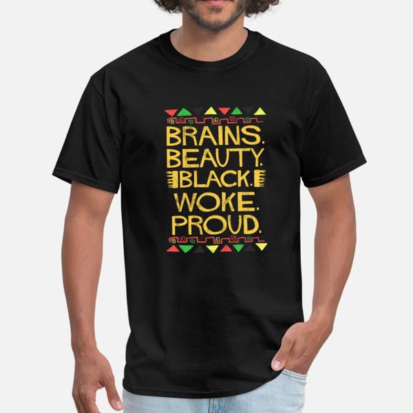 

dashiki black history образованный меланин подарочные тенниска мужчин печать 100% хлопок s-3xl standard graphic basic spring natural рубашку