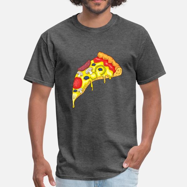 

pizza t shirt men printed tee shirt o neck pictures cute humor summer family shirt