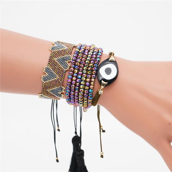 

grapes bracelet for women heart shape pulseras mujer moda 2020 femme bileklik miyuki bracelets couples jewelry lover gift, Golden;silver