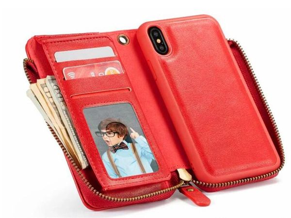 

for iphone xs xr 8plus s9 huawei vintage retro flip stand wallet leather case with strap pframe phone cover