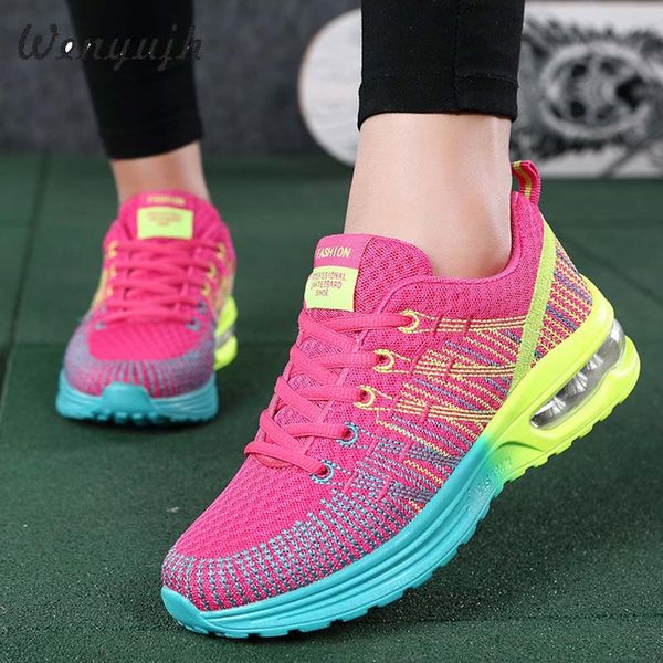 

women fashion casual sneakers lightweight advanced platform shoes spring race sport breathable sneakerstennis air big size shoes, Black