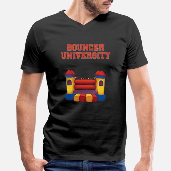 

bouncer bounce house university t shirt men designing tee shirt size s-3xl leisure graphic new style summer style natural shirt