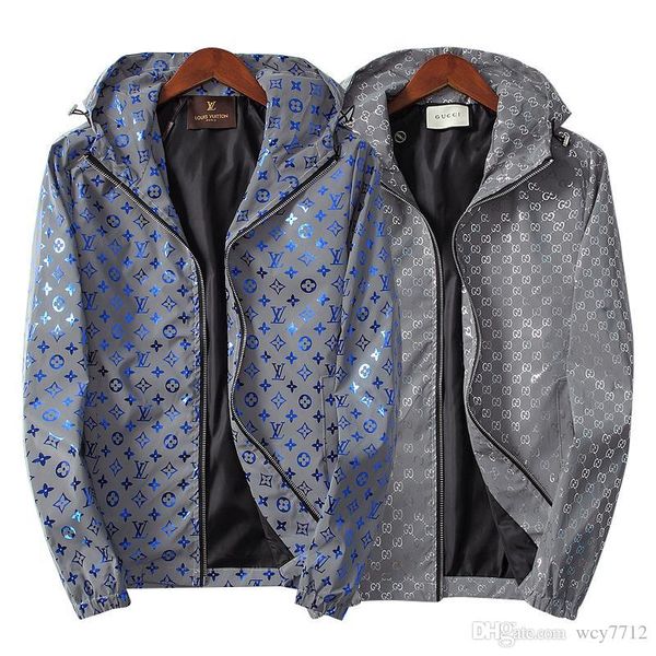 

19-20 designer hoodie jackets mens womens designer jackets coats spring autumn zipper hoodies fashion sports jackets gym running coats y99, Black;brown