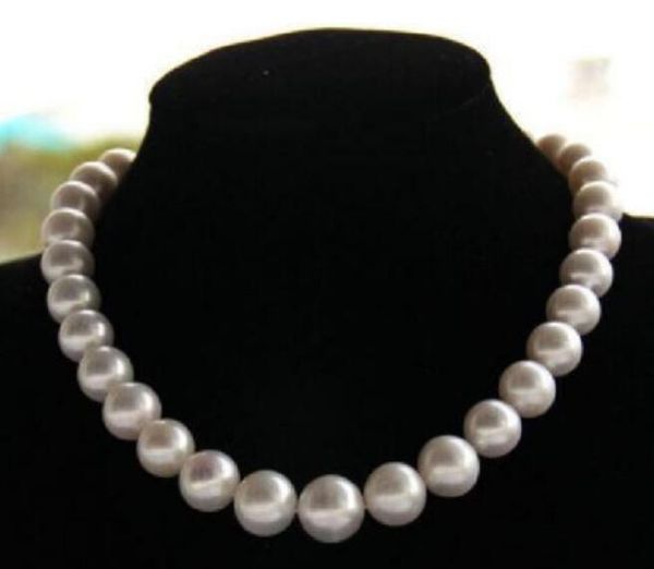 

>>>>noble jewelr 11-12mm natural tahitian south sea white pearl necklace 45cm 14k, Silver