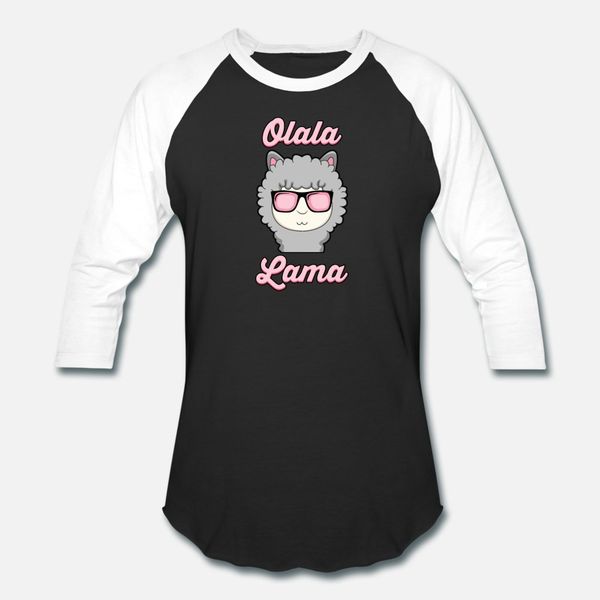 

olala lama shirt lama alpaca animal love present t shirt men designer 100% cotton plus size 3xl kawaii fitness authentic summer style cool
