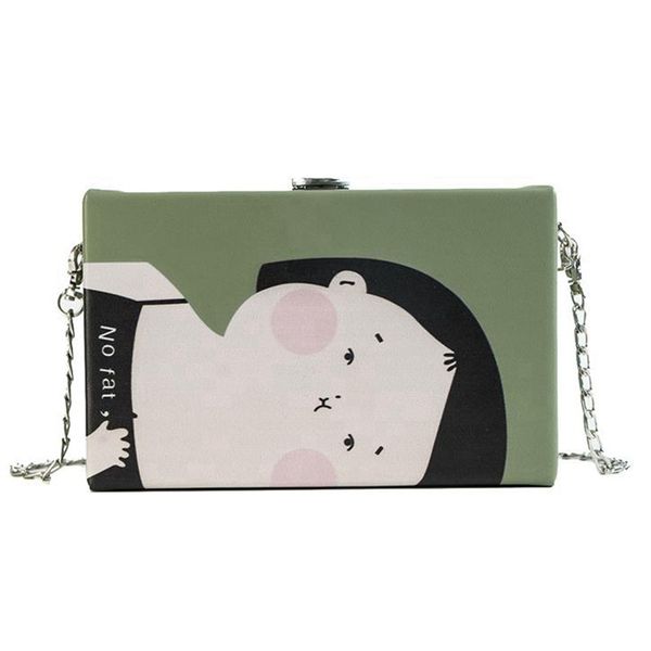 

new fashion mini flip bag personality leather small lady bag shoulder casual temperament chain messenger