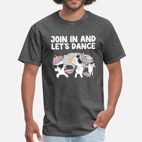 

coffin dance unicorn join in letÂ´s dance gift t shirt men create short sleeve s-xxxl slim gift breathable spring novelty shirt
