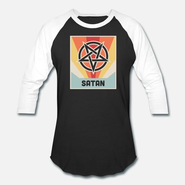 

satan vintage occult pentagram t shirt men knitted tee shirt size s-3xl formal graphic breathable spring autumn trend shirt
