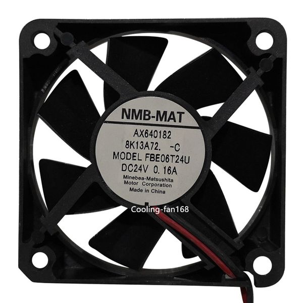 

для nmb-mat fbe06t24u dc 24v 0.16a 60 ** 60 * 15мм 6cm охлаждения инвертора 2wires вентилятора