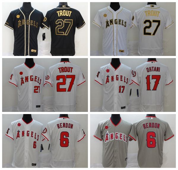 

2020 los angeles angels jersey 27 mike trout jersey 6 anthony rendon baseball jersey 818 1911, Blue;black