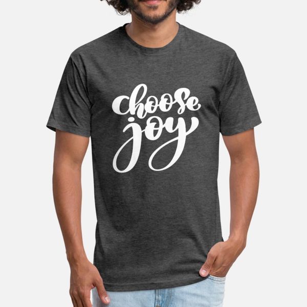 

choose joy hand lettering inscription quotes t shirt men printing 100% cotton crew neck leisure graphic new fashion spring autumn shirt