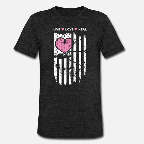 

nurse heart flag america na live love heal t shirt men printed 100% cotton o-neck novelty cute breathable summer style formal shirt