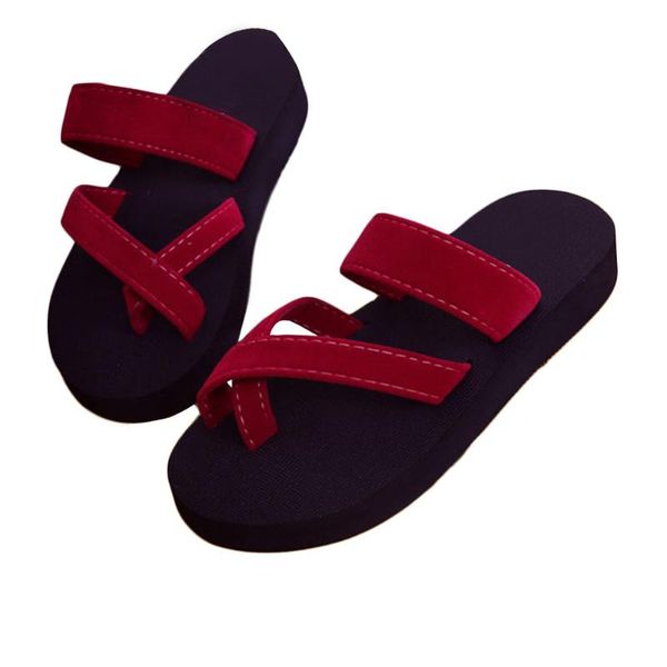 

2020 women slippers new summer beach sandals casual outdoor open toe shoes anti-skid flats flip flops sapato feminino, Black