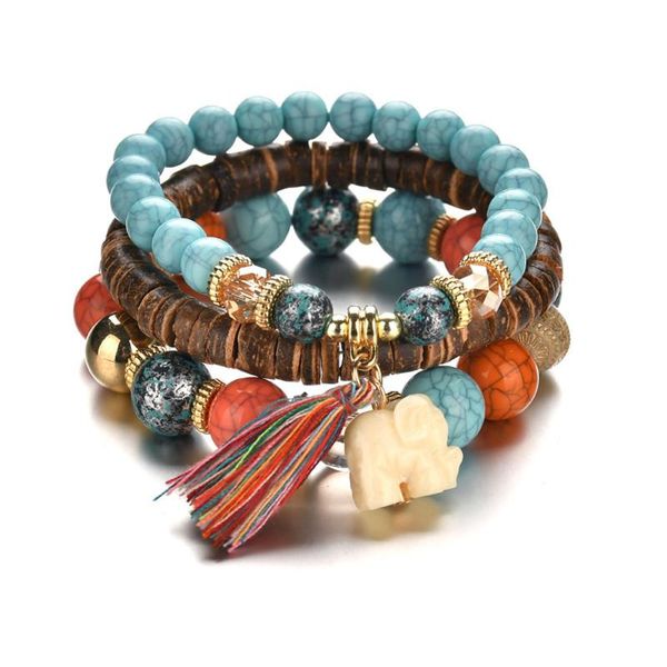 

jewelry beads women men crystal charm bracelets multilayer bangles candy color fashion jewelry wholesale lots bulk drop shipping, Golden;silver