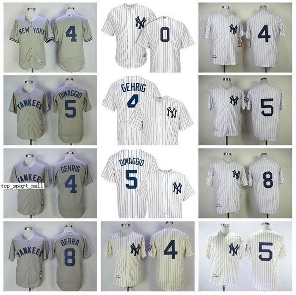

retire baseball 5 joe dimaggio jerseys 1939 1951 vintage 8 yogi berra 0 adam ottavino 4 lou gehrig flexbase cool base pinstripe home, Blue;black