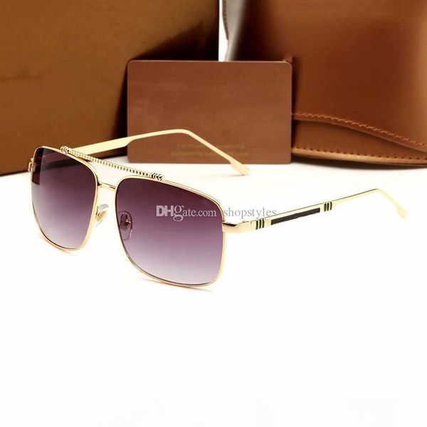 

new square frame men luxury designer sunglasses attitude oversized sun glasses outdoor cool men glasses fashion 1035 gold metal frame eyewea, White;black