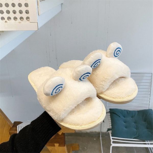 

new winter women's slipper home shoes for women chinelos pantufas adulto fashion lovely animal indoor house slippers with, Black