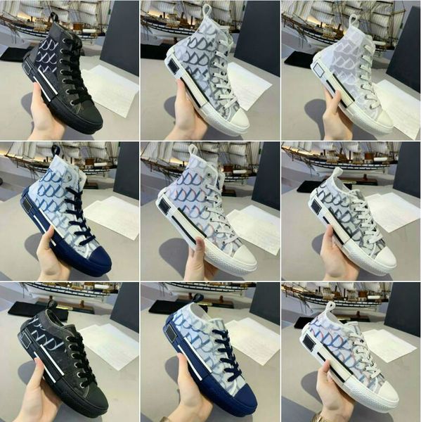 

b23 designer sneakers obliques technical leather 19ss flowers technical outdoor casual shoes technical leather shoes k2, Black