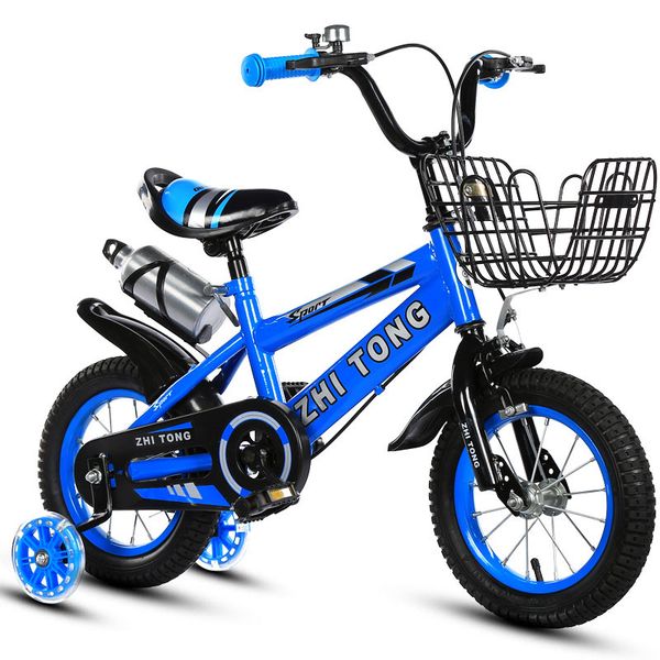 

12-18 inch children ride on cars balance bicycle adjustable height luminous auxiliary wheel double brake toys for children