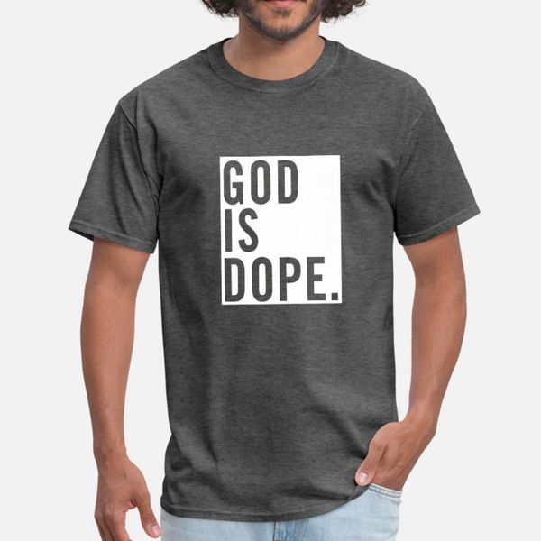 

god is dope tee hoodie t shirt men printed cotton s-3xl homme anti-wrinkle comical spring normal shirt