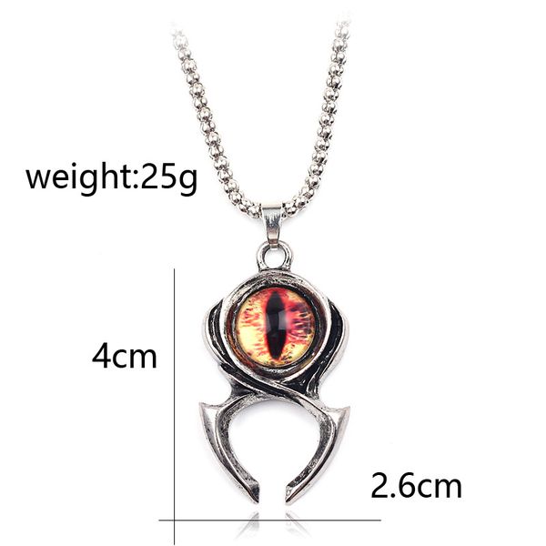 

punk vintage hradi keeper guardian ryan's pendants necklaces necklace collier necklace men gift, Silver