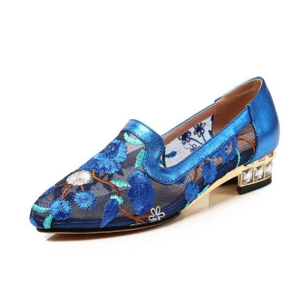 

yourseason embroider summer women shoes genuine leather 2020 new autumn retro mesh crystal handmade casual ladies sandals, Black