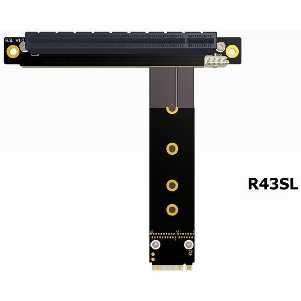 

pci-e 3.0 riser card m.2 ngff nvme to pcie x16 extension cable gen3 sata power cable 32g/bps for btc miner 2230 2242 2260 2280
