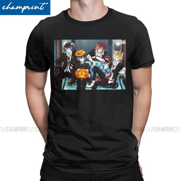 

diabolik lovers more blood men's t shirt funny tees short sleeve crewneck t-shirts pure cotton birthday gift clothing