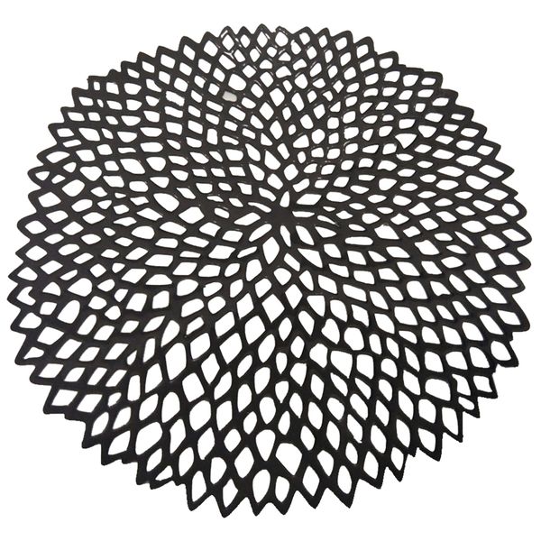 

6pcs out heat insulation irregular shapes deskpvc placemat practical