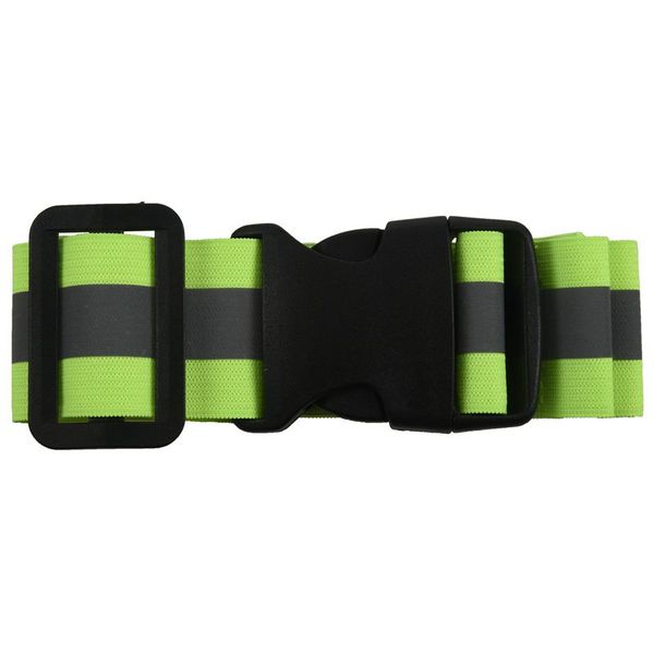 

glow belt - running belt - reflective pt, Black;brown