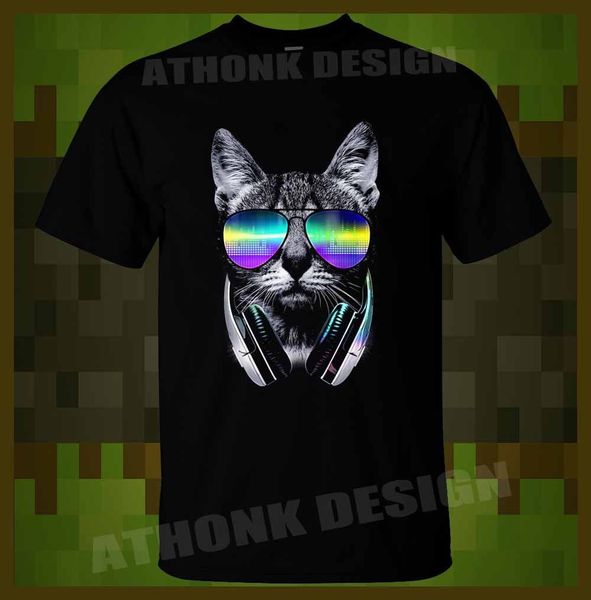

горячие dj t-shirt summer прохладный top dj cat men's 2019 летние футболки для мужчин майка горячая продажа одежды на заказ футболки интерне