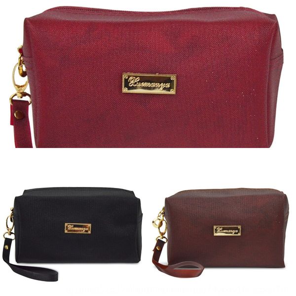 

new large capacity creative cosmetic bag counter high-end elegant nightclub shiny dark gold cosmetic bag 5hqqf