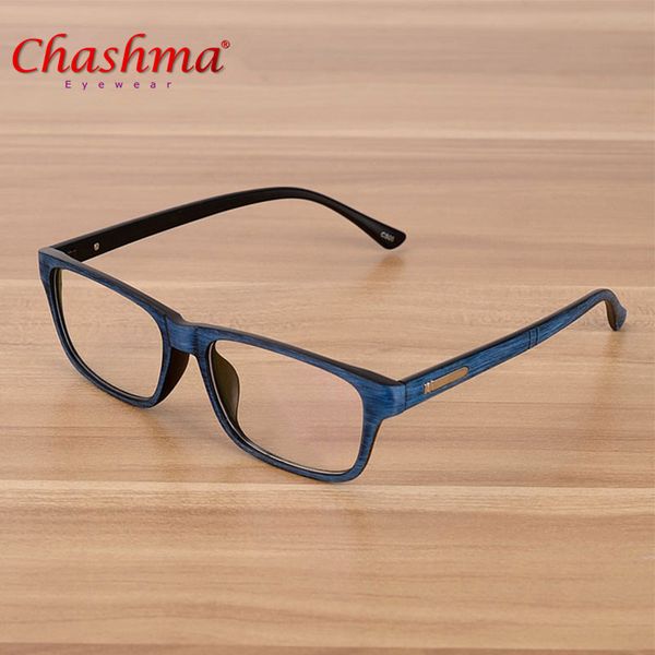 

chashma eyewear men and women wooden pattern fashion retro optical spectacle eyeglasses glasses frame vintage eyewear, Black