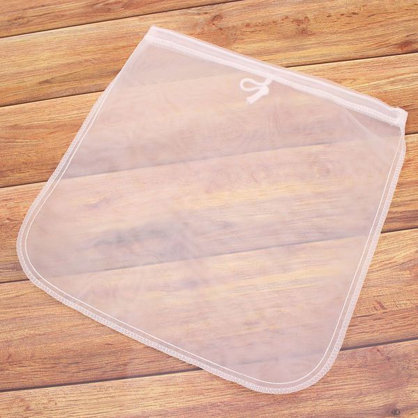 

3pcs white soy milk non toxic filter bag mesh reusable drawstring nylon kitchen