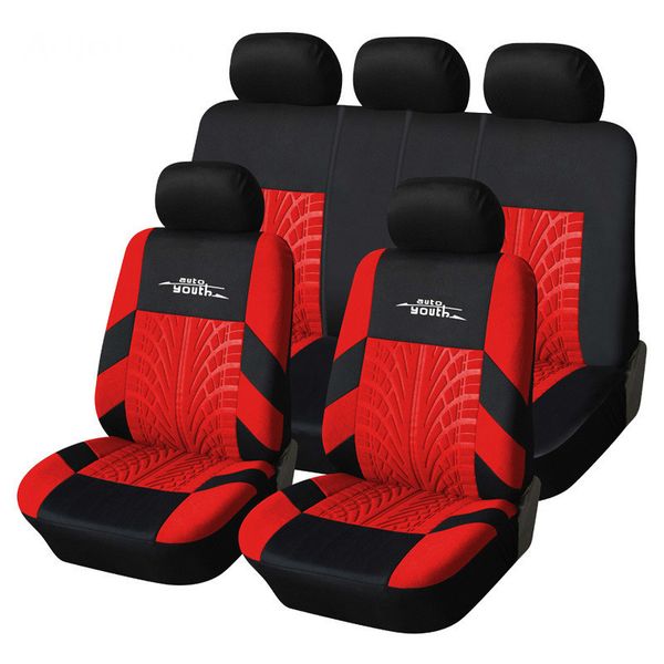 

2020 new tire track universal style car seat covers fits most brand vehicle seat cover car protector 4 color for choose